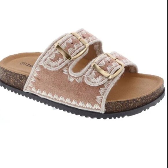 BRAND NEW LUCKY TOP PLATFORM TODDLER OPEN-TOE  CORK COMFORTABLE SANDAL - Picture 16 of 16